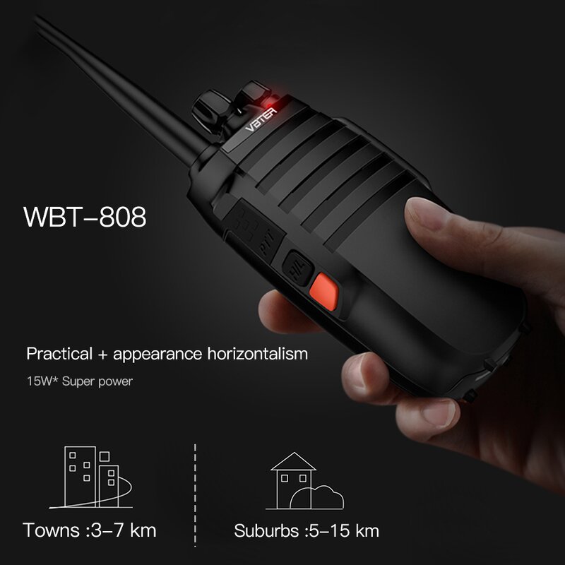 Wireless Radio Walkie Talkie Supplier - VBTER WBT-808 16-Channel UHF