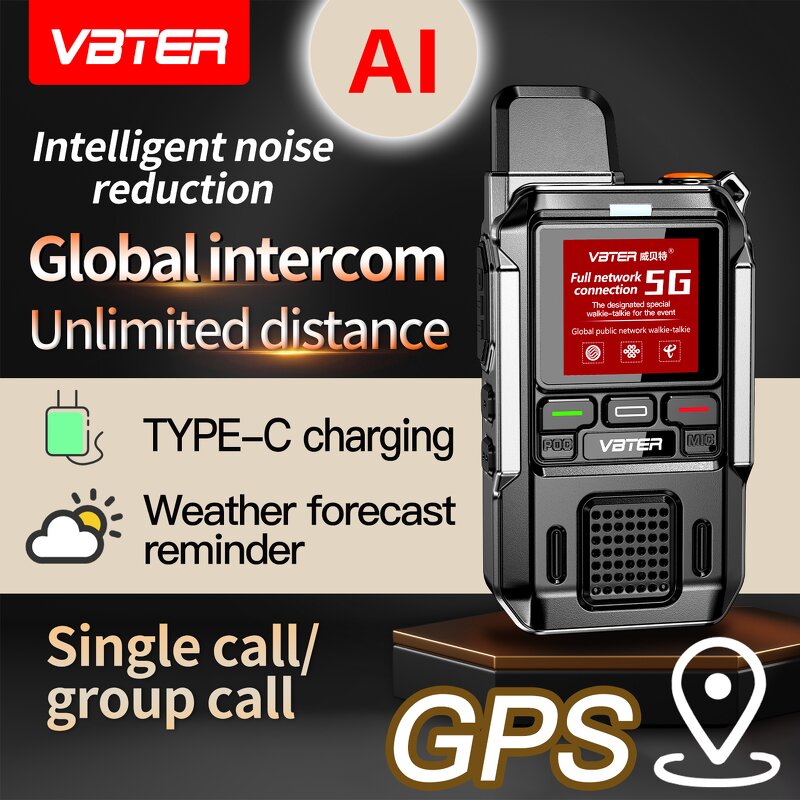 Public Network Walkie-talkie Manufacturer - VBTER Outdoor Camping 5000km