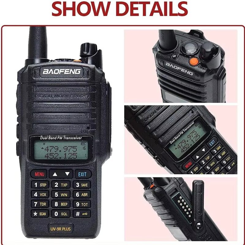 High-Power Walkie Talkie Manufacturer - Baofeng UV-9R Plus 8W Dual Band