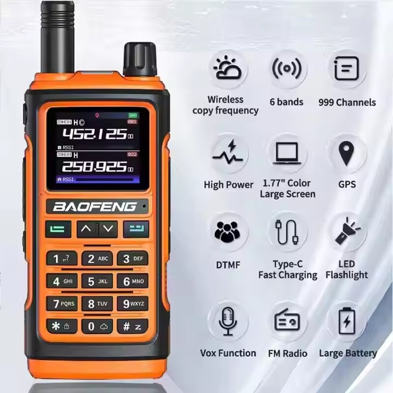 Dual Band Walkie Talkie Supplier - Baofeng UV-17 UHF VHF 5W Long