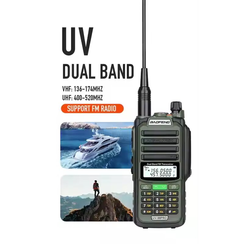 Waterproof Walkie Talkie Manufacturer - Baofeng UV-98 Pro High Power