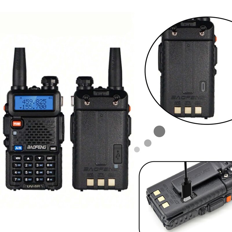 Walkie Talkie Supplier - Baofeng UV-5R 5W Long Distance 3-5km