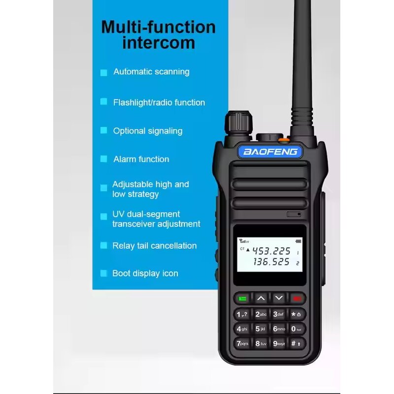 High Power Walkie Talkie Manufacturer - Baofeng BF-8000D 10W 30km