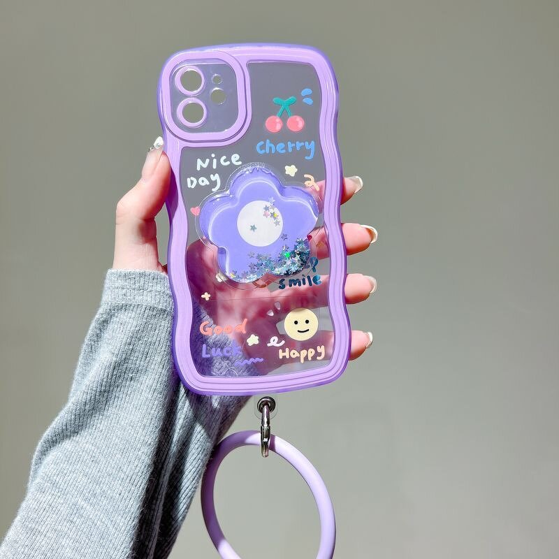 Protective Case Factory - Cute Ring Bracket for Apple iPhone 7-14