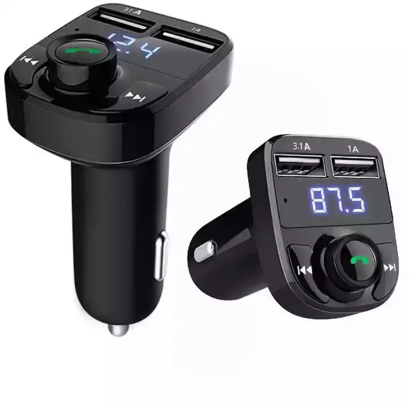 Car Charger Supplier - Dual Usb Smartphone Charger Fm Transmitter
