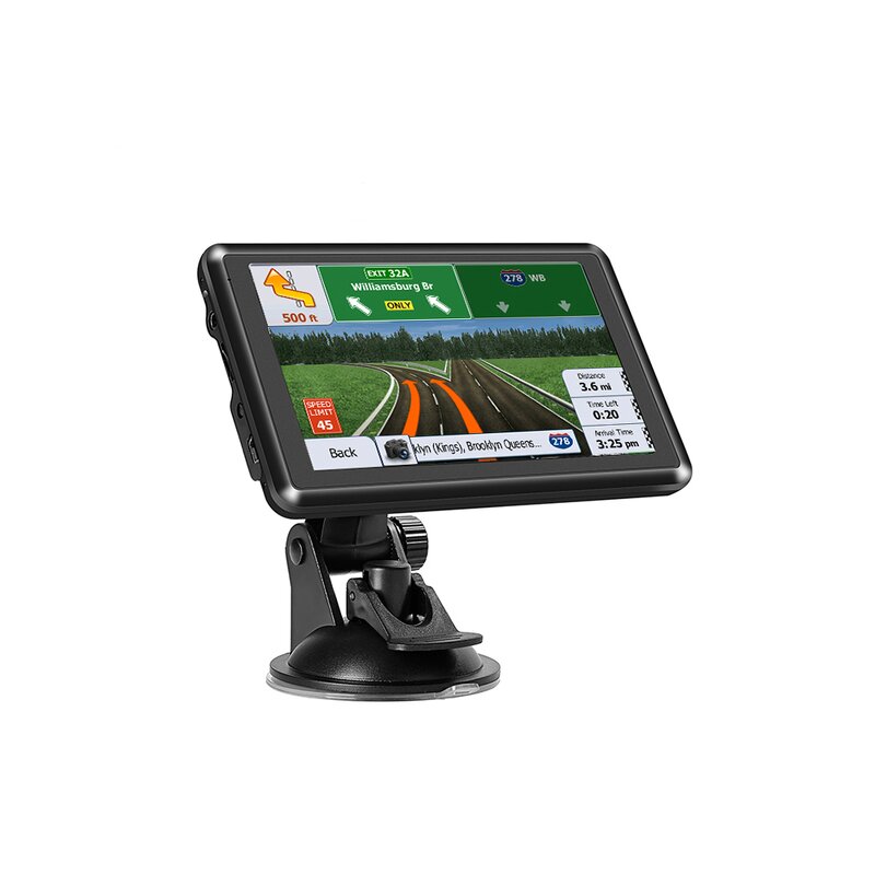 Vehicle Navigator Supplier - Portable 5 Inch HD Touch Free Map