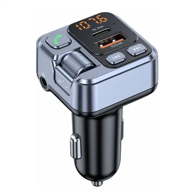 Car Charger Factory - PD30W Fast Charger AUX FM Modulator MP3