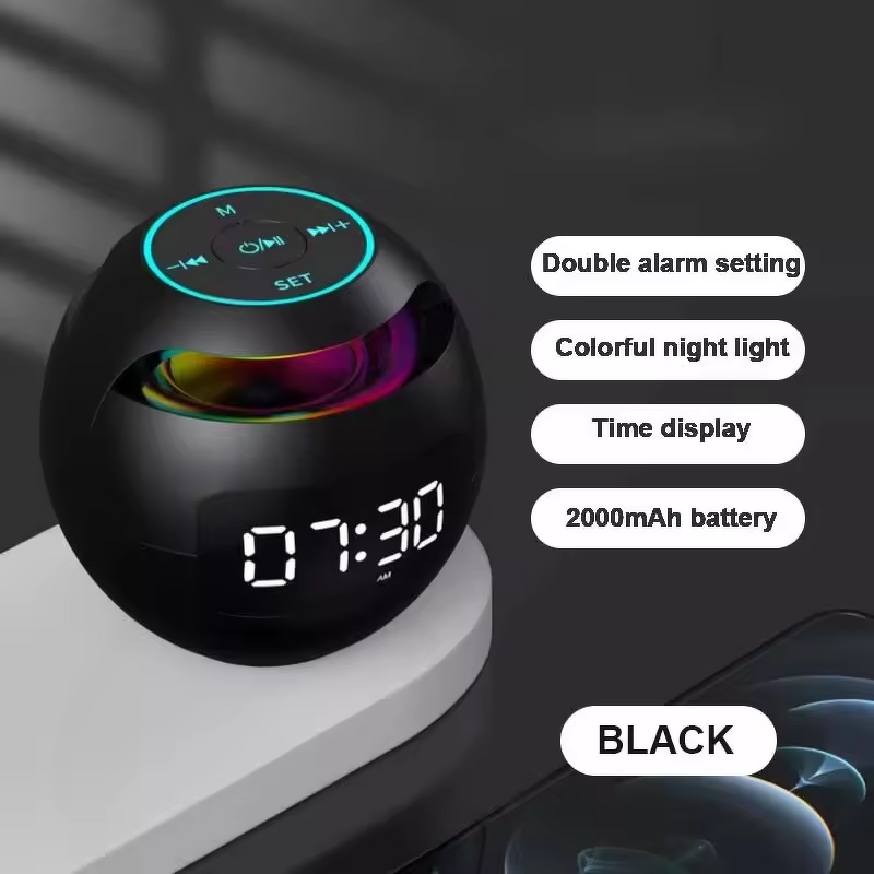 Music Alarm Clock Manufacturer - Colorful Wireless MP3 Multi-function