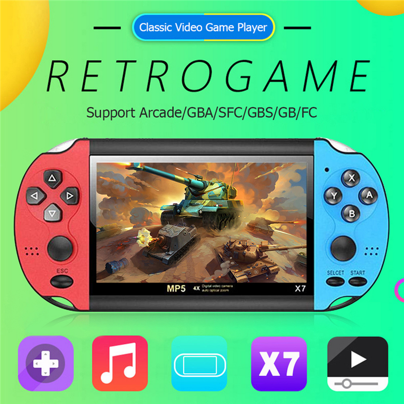 Video Game Console Supplier - X7 Mini Portable Retro 8GB Handheld