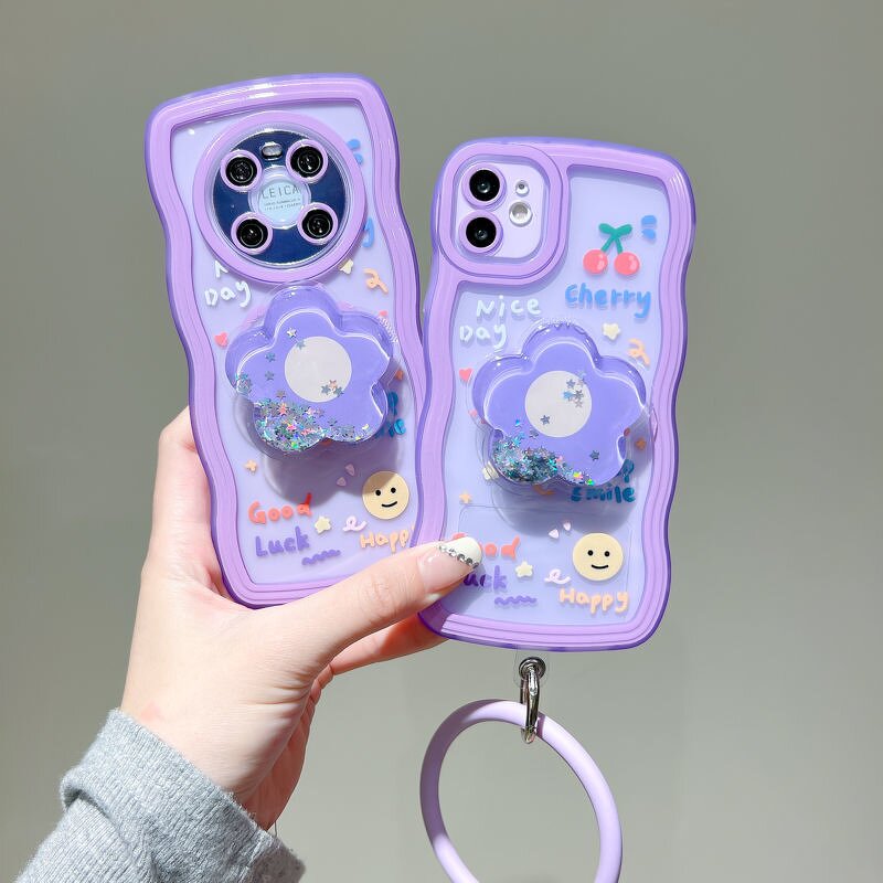 Protective Case Factory - Cute Ring Bracket for Apple iPhone 7-14