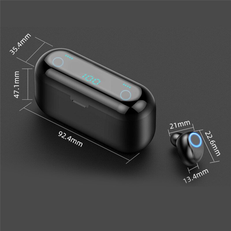 TWS Earbuds Factory - ANC Noise Cancelling F9 with Power Bank