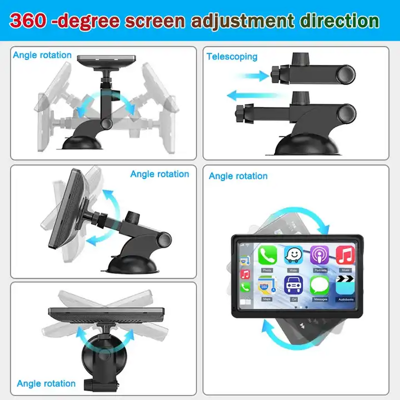 Car Navigation Display Manufacturer - Portable 7inch Wireless Android Auto