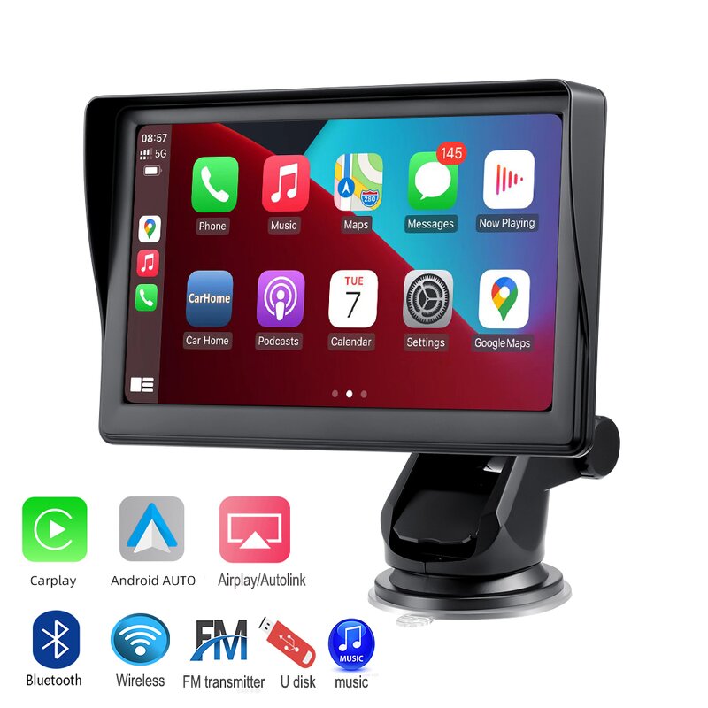 Car Player Manufacturer - 7 Inch Touch Screen Car GPS Navigation