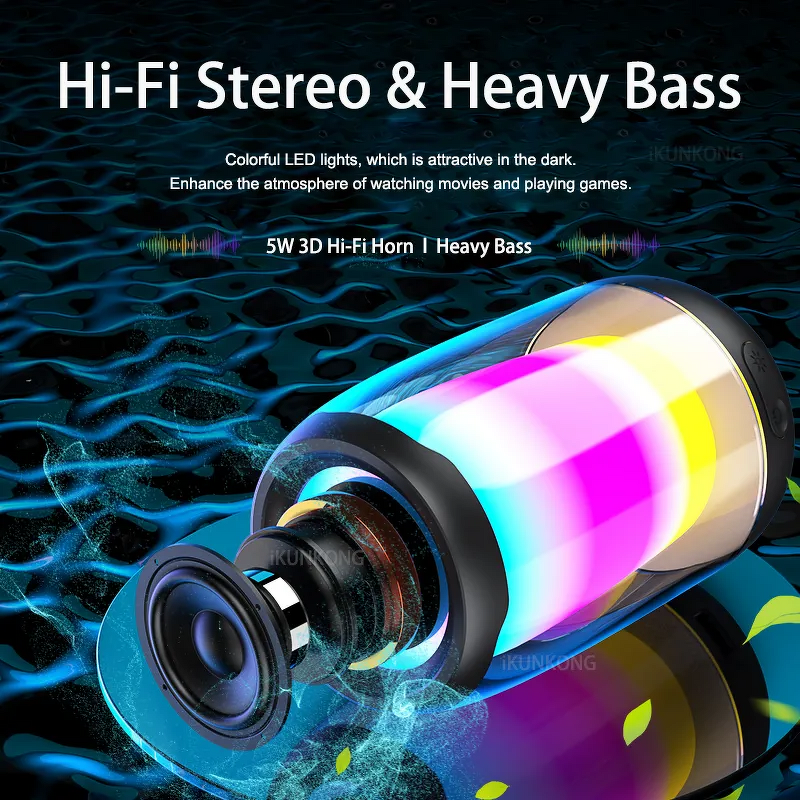 Portable Speaker Manufacturer - Promotional Surround Stereo LED Light
