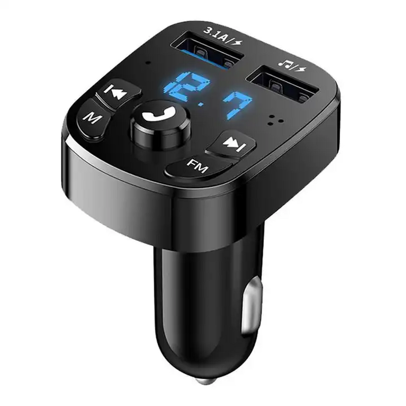 Car Charger Manufacturer - 3.1A Fast Charger with FM MP3 Player