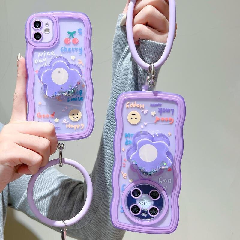 Protective Case Factory - Cute Ring Bracket for Apple iPhone 7-14