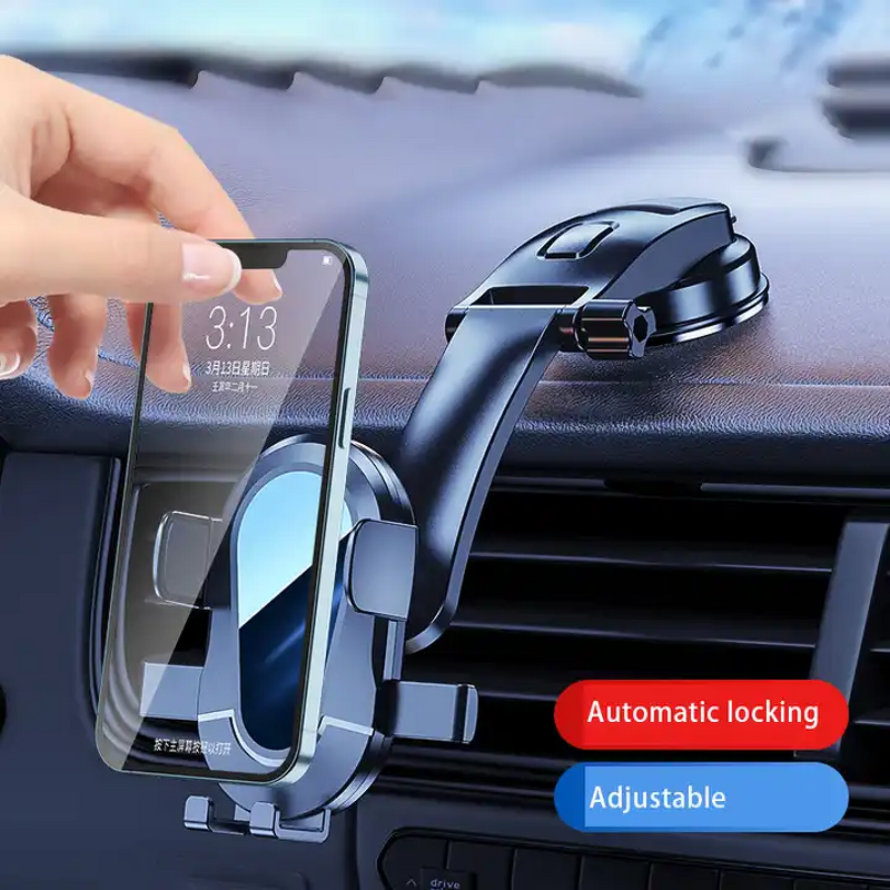 Car Phone Stand Supplier - Multifunctional 360 Degree Suction Cup
