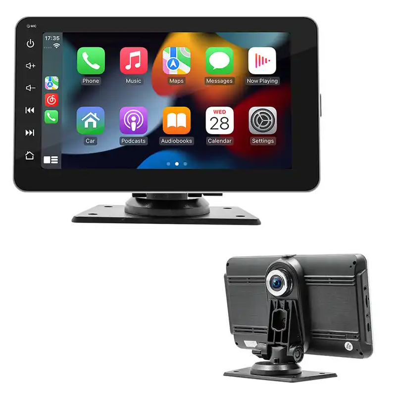Wireless Carplay Screen Manufacturer - 7 Inch Portable 720P DVR GPS