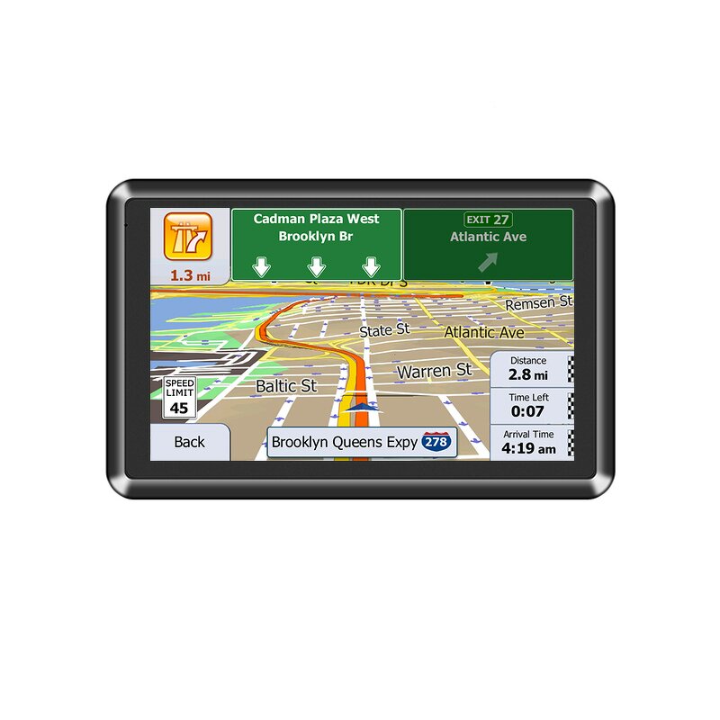 Car GPS Navigation Factory - Universal 5 Inch HD Touch Screen Free Map