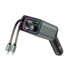 Car MP3 Player Factory - BT 5.4 FM Transmitter 3-in-1 18W Qi Cable