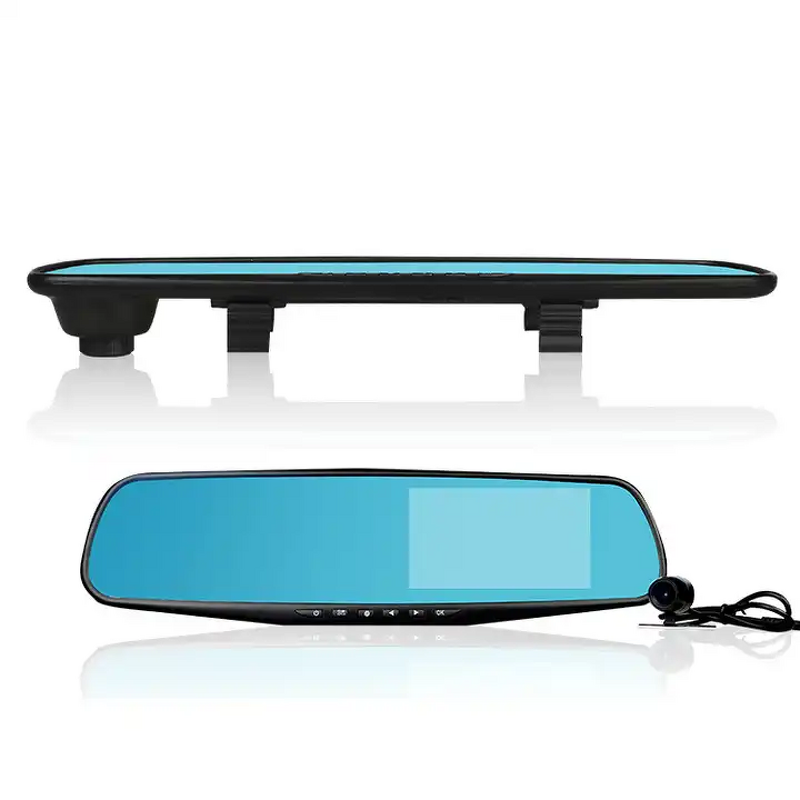 Car DVR Supplier - FHD 1080P 4.3'' Dual Lens Rearview Camera