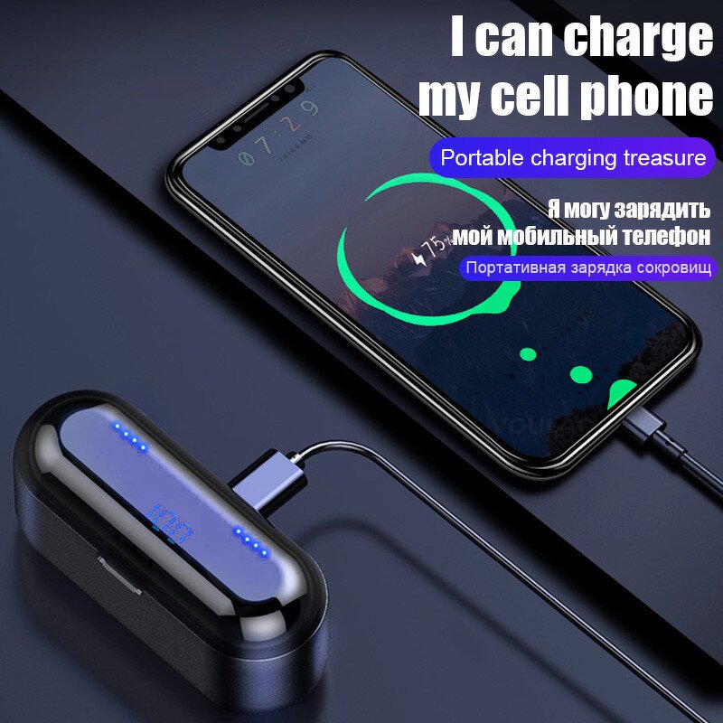 TWS Gaming Headphones Supplier - F9 Intelligent Touch Sport Earbuds