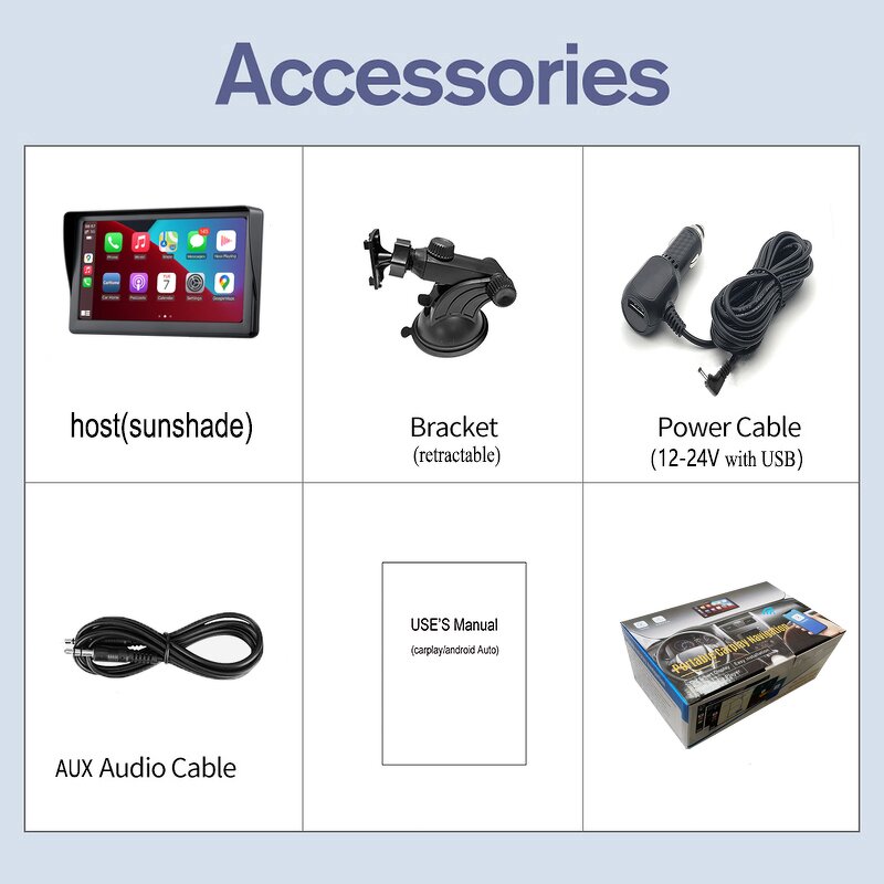 Car Player Manufacturer - 7 Inch Touch Screen Car GPS Navigation