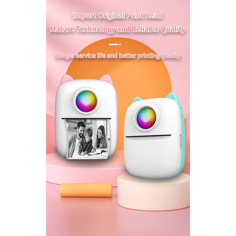 Digital Camera Factory - Portable X2 Kids 1080P HD Thermal Printer