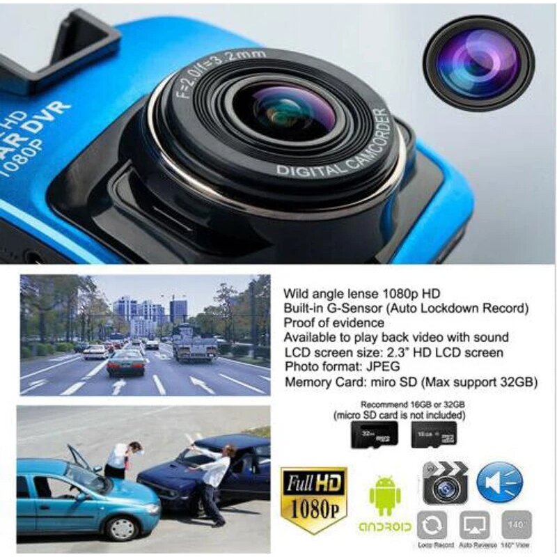 Car DVR Factory - Cheap HD 1080p Digital Mini Dvr Camera