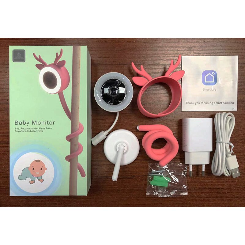 Wifi IP Camera Supplier - 4MP HD Tuya Night Vision Baby Monitor