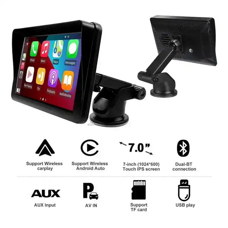 Car Navigation Display Manufacturer - Portable 7inch Wireless Android Auto