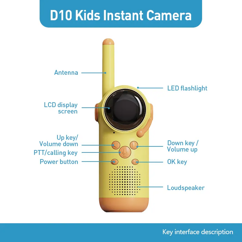 Kids Walkie Talkie Manufacturer - One Pair 3KM Long Range Wireless