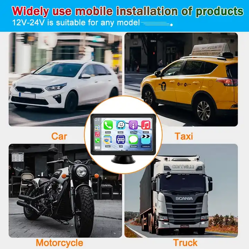 Car Navigation Display Manufacturer - Portable 7inch Wireless Android Auto