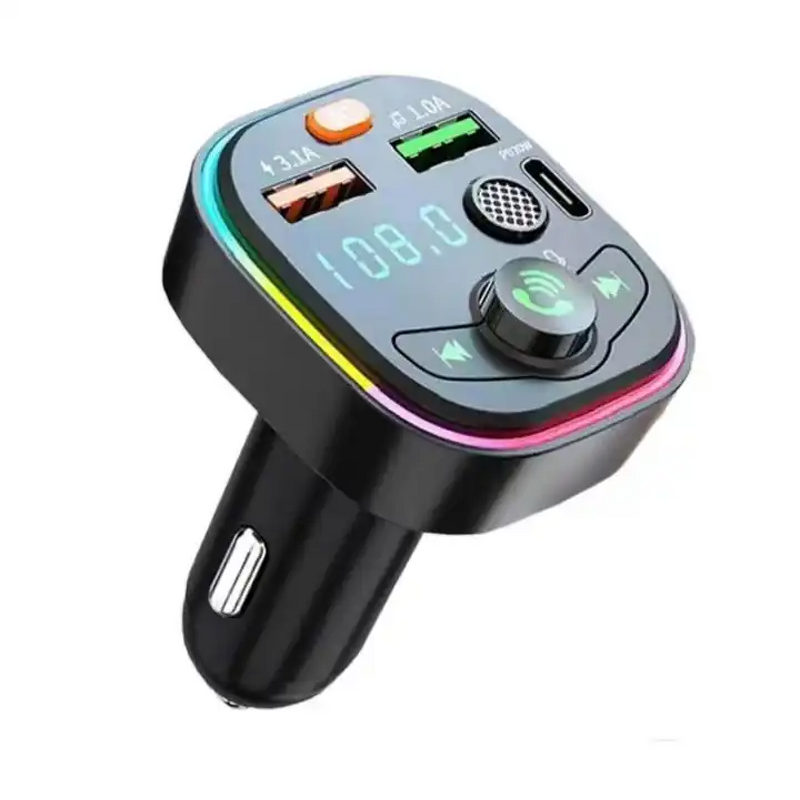 Car Fast Charger Manufacturer - Dual USB C PD FM Transmitter BT MP3