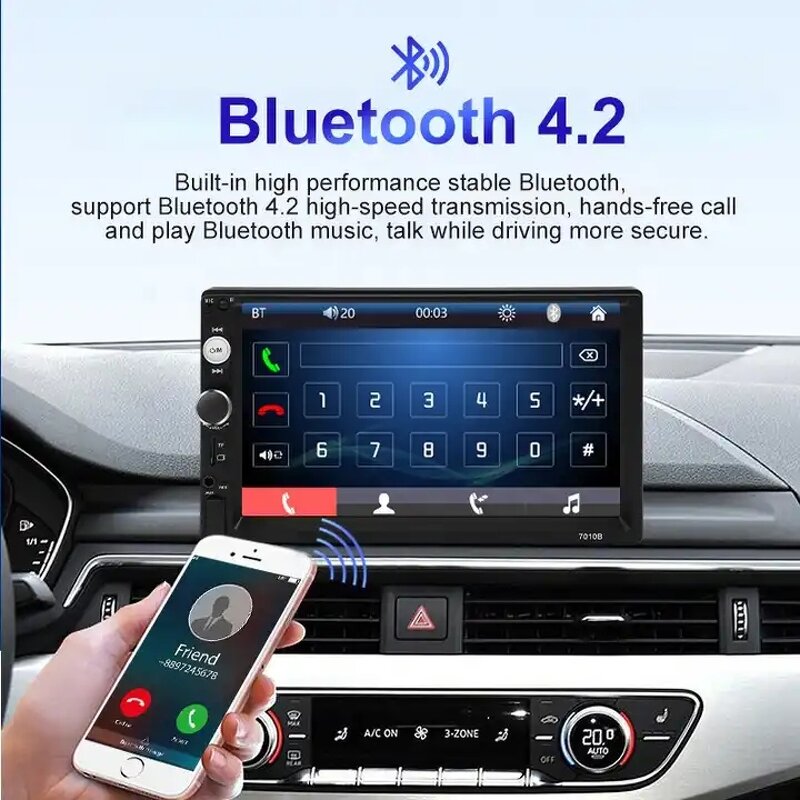 Car Radio Player Factory - 7 Inch Bluetooth Touch Screen MP5