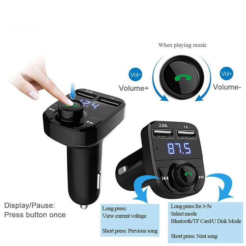 Car MP3 Player Factory - FM Transmitter BT Handsfree Audio Receiver