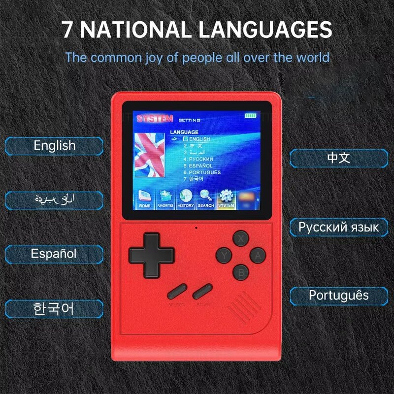 Retro Handheld Game Player Supplier - GB300 6000 Classic 3.0 Inch