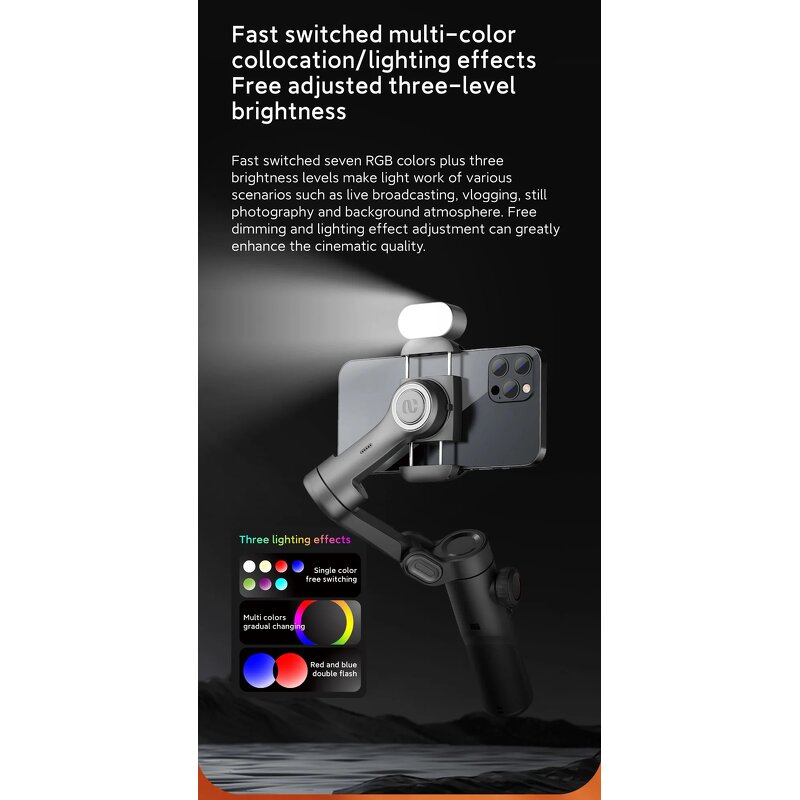 RGB Magnetic Fill Light Supplier - for Gimbal LED Video Photography