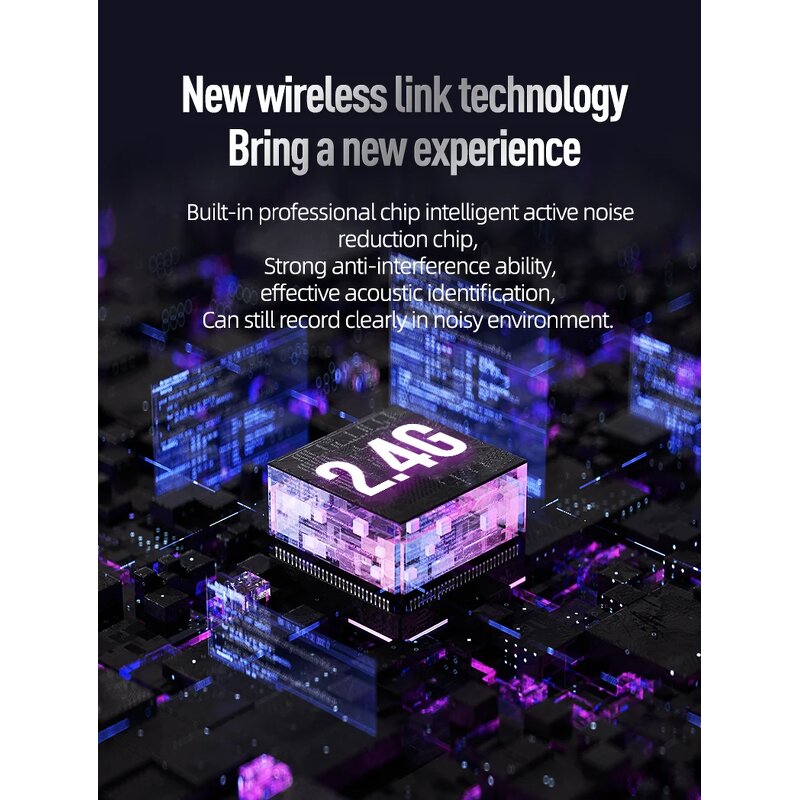 Wireless Lavalier Microphone Manufacturer - Original K61 2.4G Noise