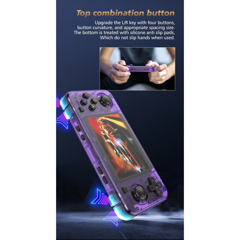 Portable Game Console Supplier - R36H 3.5 Inch IPS Screen Handheld