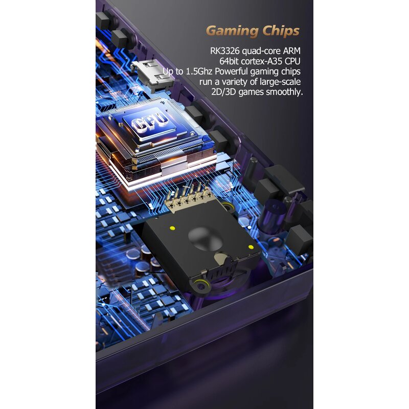 Portable Game Console Supplier - R36H 3.5 Inch IPS Screen Handheld