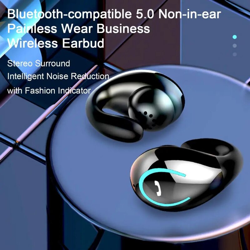 Bluetooth Earclip Supplier - D16 Earclip Stereo External Sound