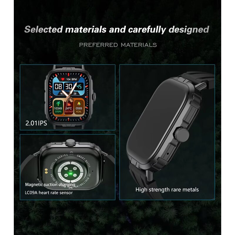 Outdoor Sports Smartwatch Supplier - M106 IP68 Waterproof BT Call