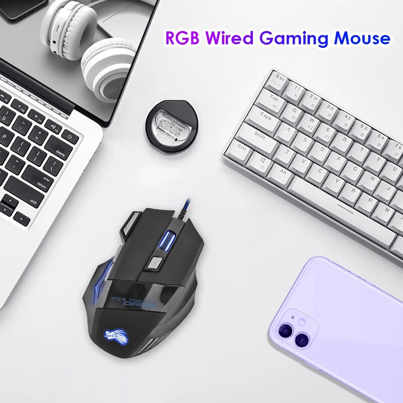 RGB Gaming Mouse Supplier - X3 Wired 7D USB Optical Mini LED