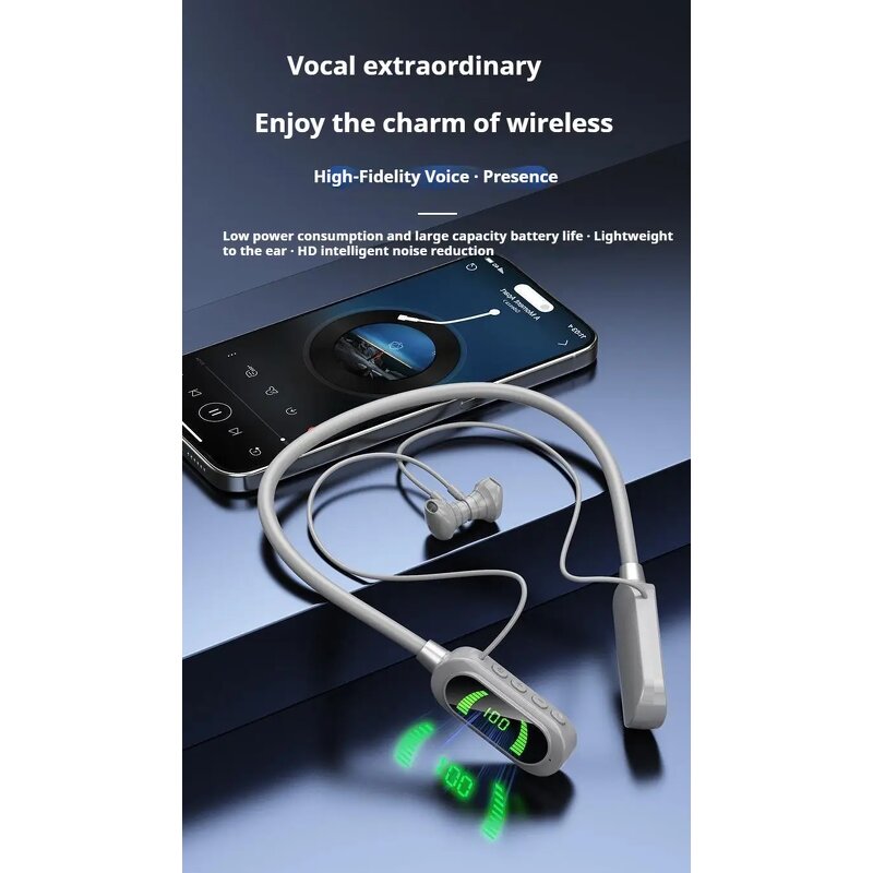 Bluetooth Neckband Headphones Manufacturer - YG07 Sport Halter Magnetic