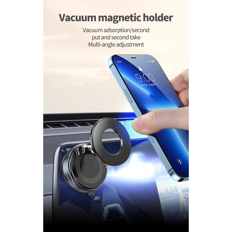 Magnetic Car Phone Stand Supplier - Strong 360 Rotation Windshield