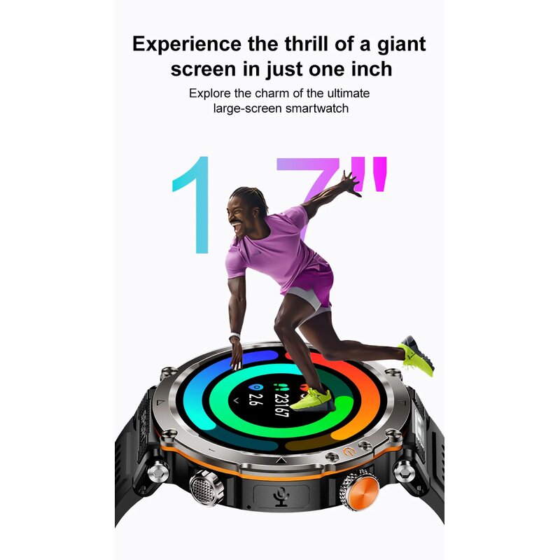 IP68 Waterproof Smartwatch Manufacturer - HT30 600mAh Outdoor Sports