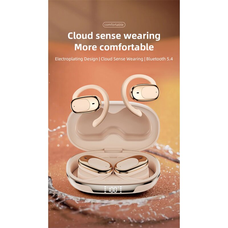 OWS Wireless Headphones Manufacturer - V14 Ear-hanging Sports Long