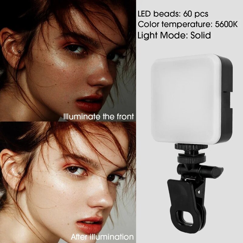 Pocket Selfie Ring Light Supplier - 5500K 3-Mode Video Live Conference