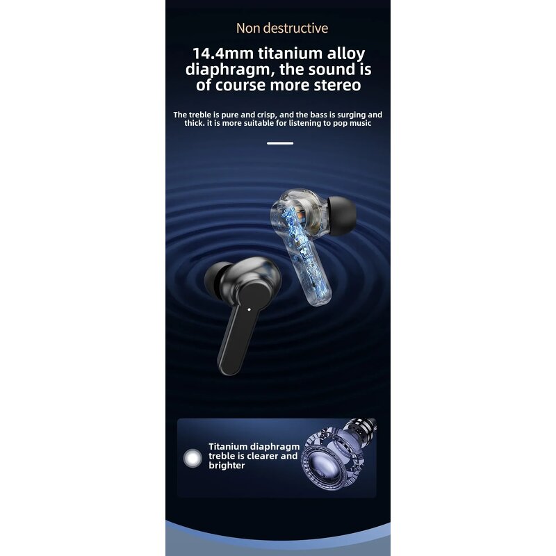 TWS Wireless Earphone Manufacturer - X65 Sport Gaming Noise Reduction